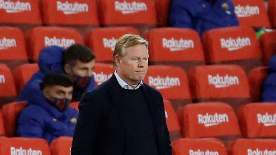 PAP/EPA / TONI ALBIR / Na zdjęciu: Ronald Koeman