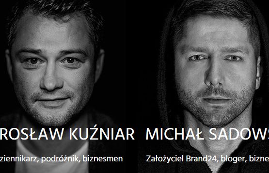 Jarosław Kuźniar i Michał Sadowski w kampanii Huawei MateBooka