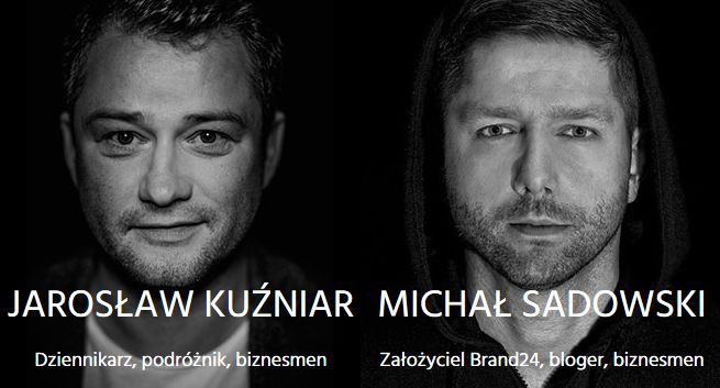 Jarosław Kuźniar i Michał Sadowski w kampanii Huawei MateBooka