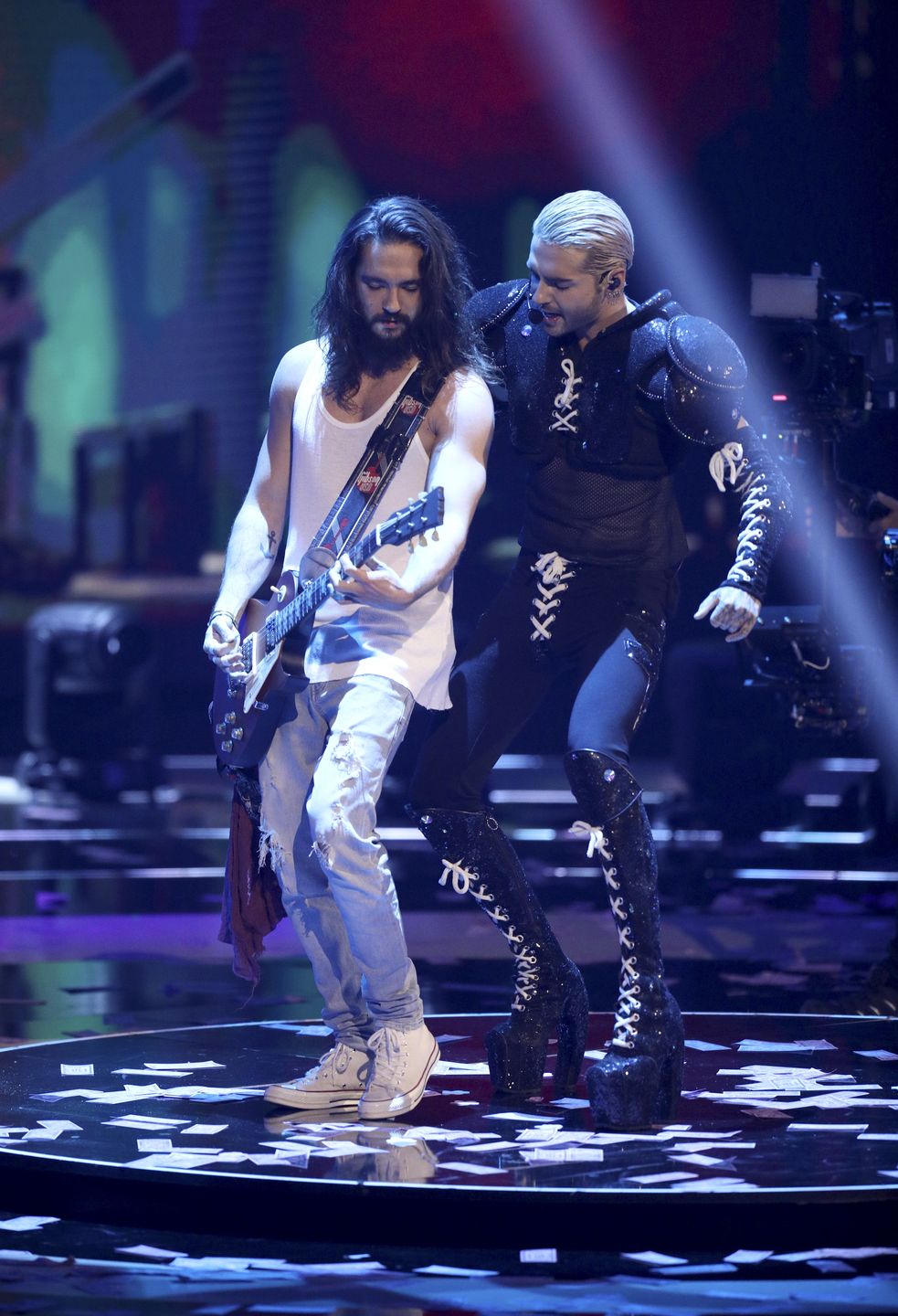 Bill i Tom Kaulitz w 2019 r.