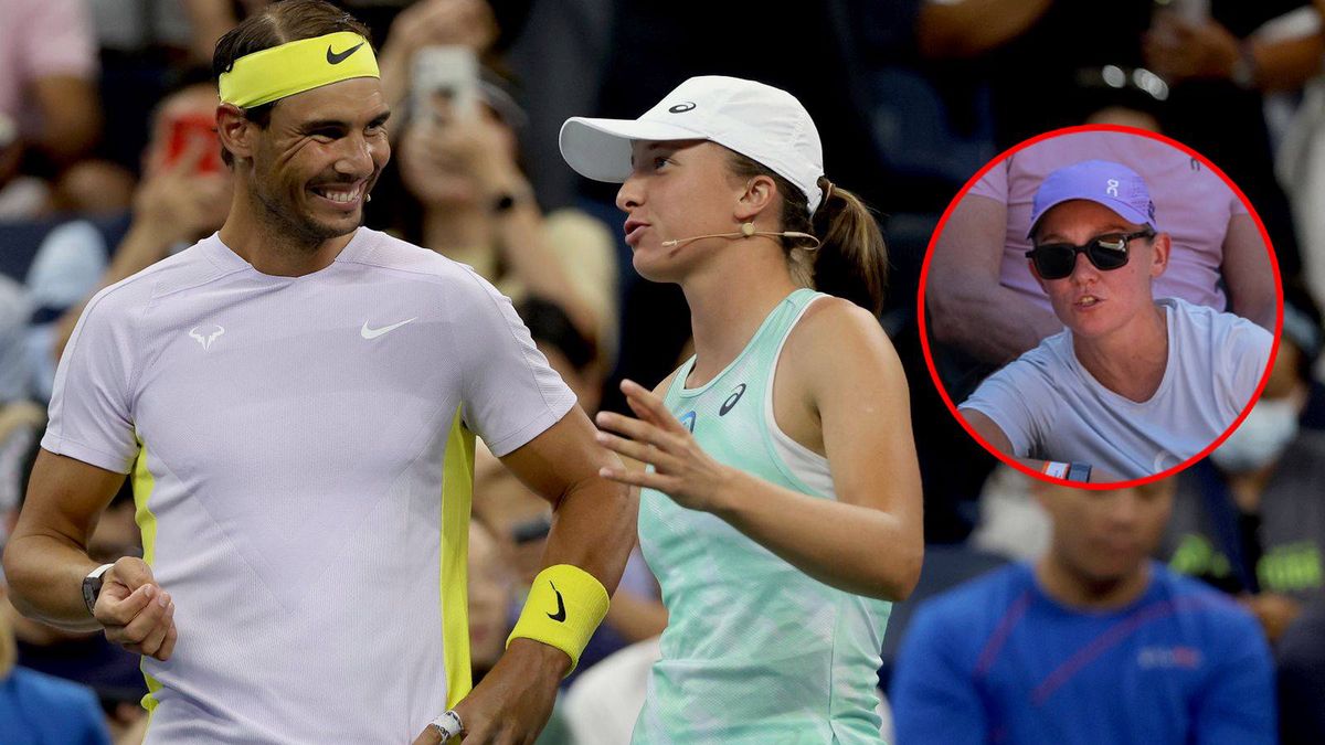 Getty Images / Od lewej: Rafael Nadal, Iga Świątek i Daria Abramowicz