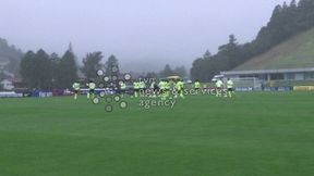 Pierwszy otwarty trening Brazylijczyków przed mundialem. Neymar i koledzy trenowali w deszczu