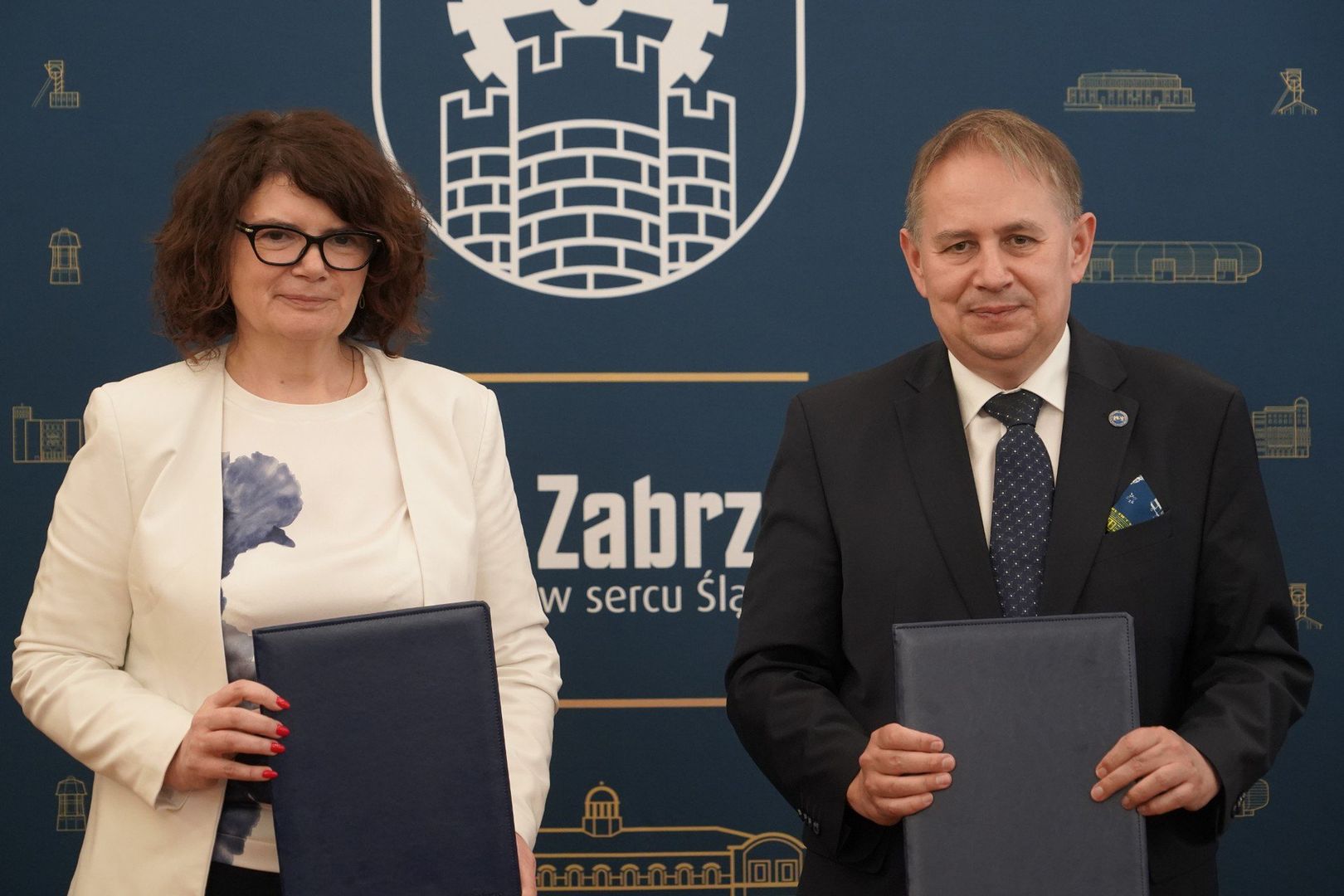 Podpisanie listu intencyjnego o współpracy między Zabrzem i Śląskim Uniwersytetem Medycznym, Zabrze, 4.06.2025.
