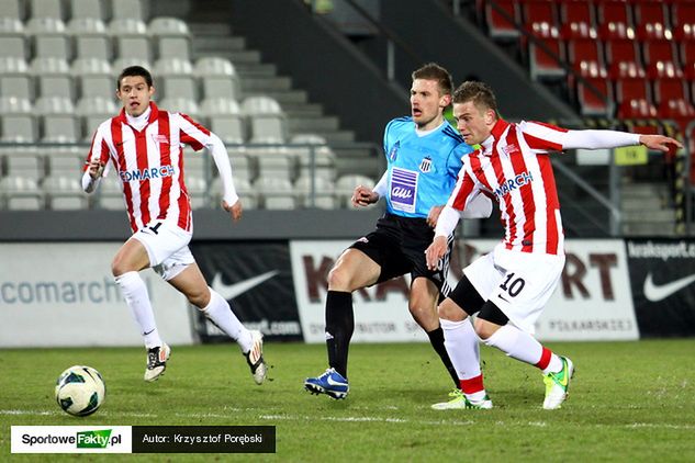 Adam Mójta miał spory udział przy bramce Sandecji