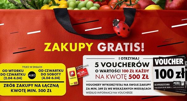 Biedronka w promocji zwróci równowartość zakupów za 500 zł