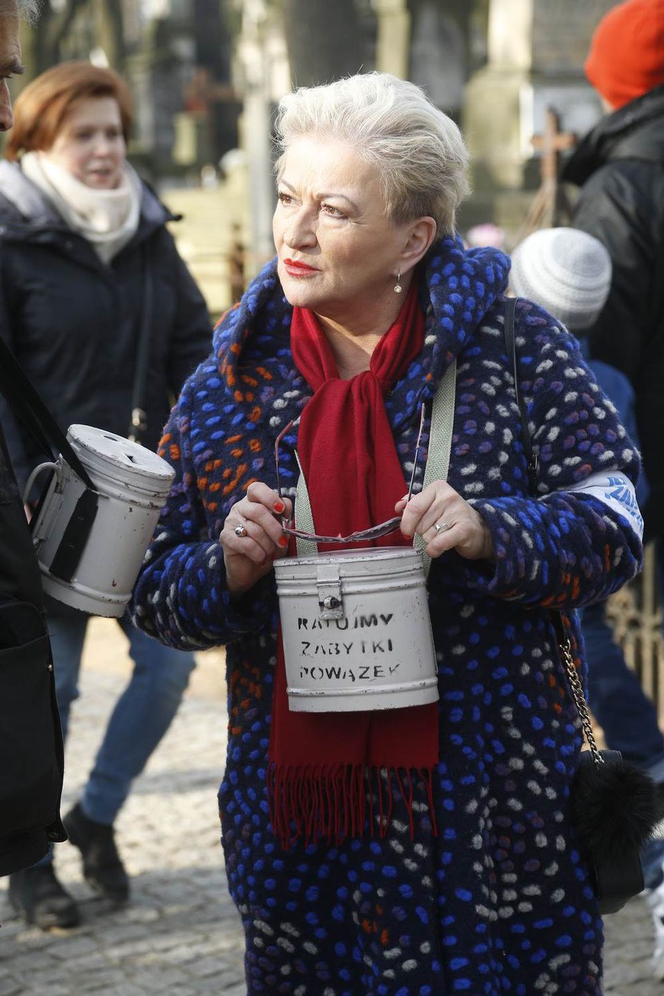 Hanna Bakuła - zbiórka na Starych Powązkach