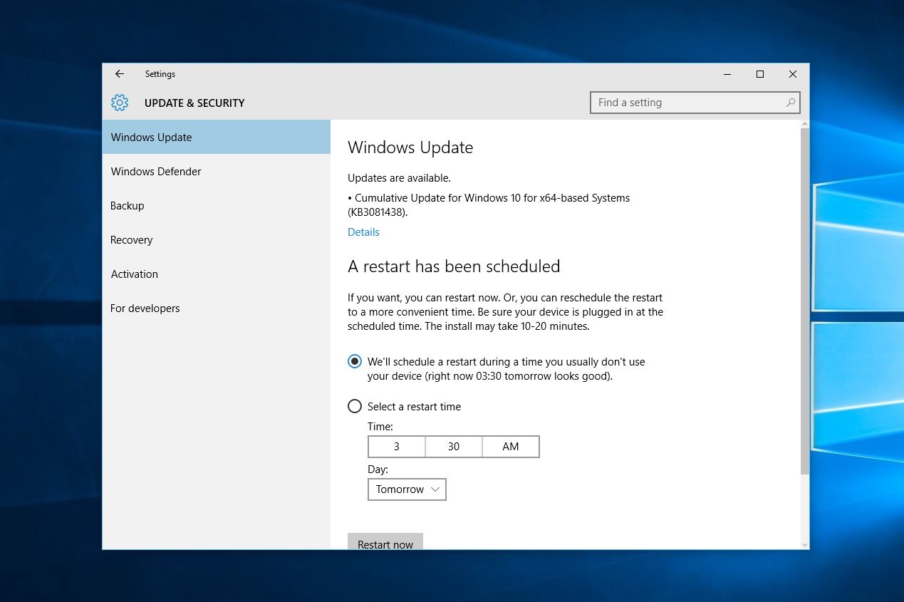 Microsoft wydał trzecią zbiorczą paczkę poprawek dla Windows 10