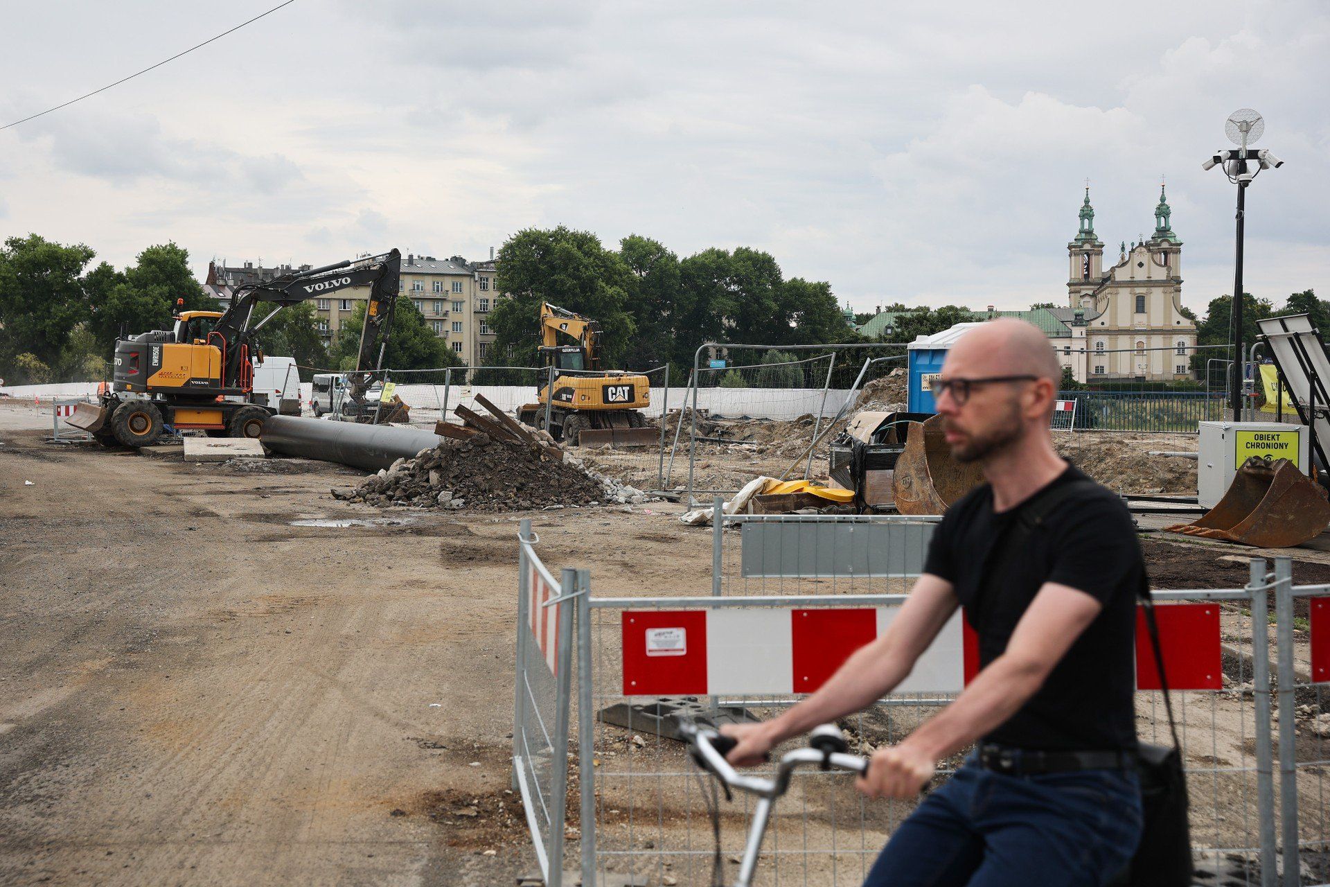 Remont mostu Grunwaldzkiego w Krakowie