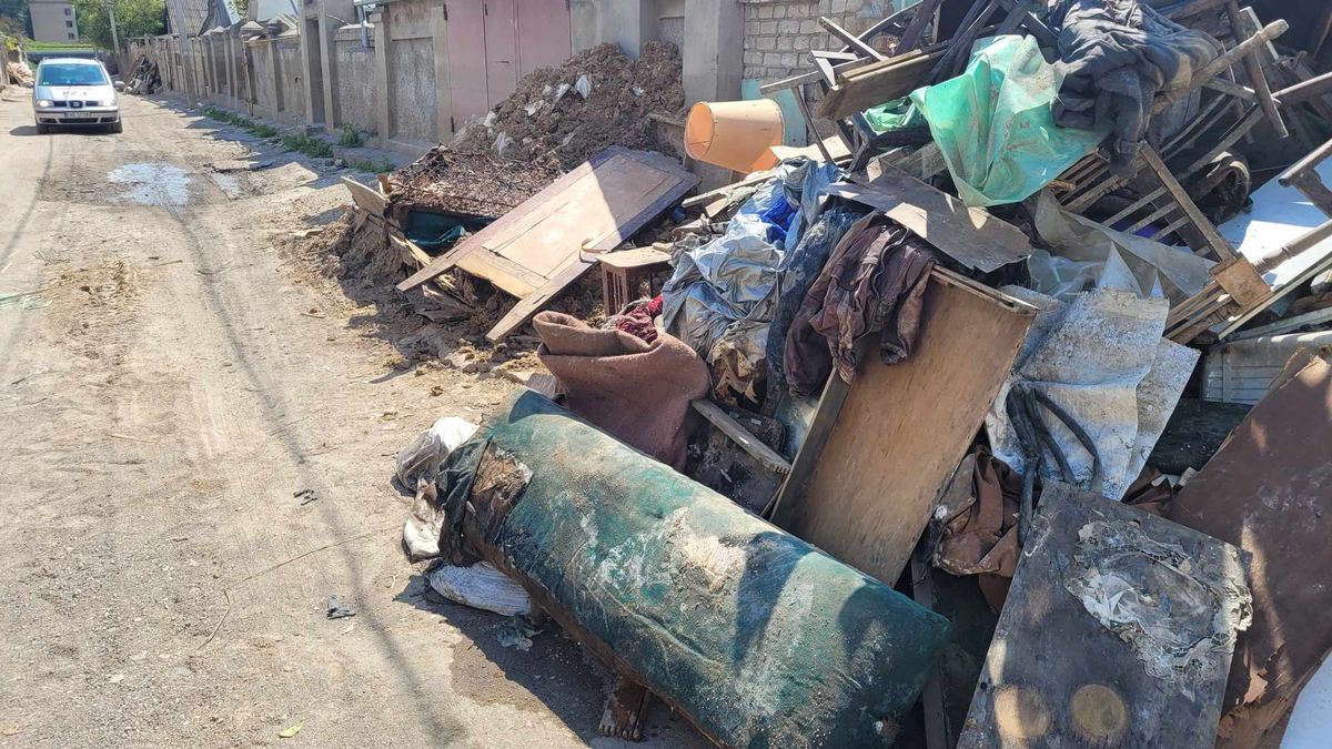 Wiele domów w Chersoniu wciąż tak wygląda