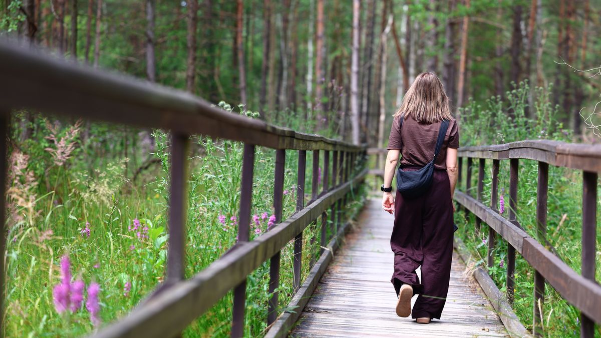 Spacer do śladów dinozaurów zajmuje ok. 30 minut