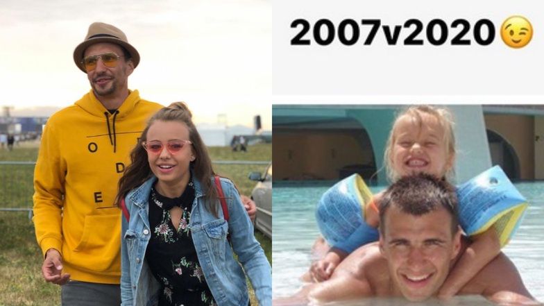 Jarosław Bieniuk z dziećmi na wakacjach