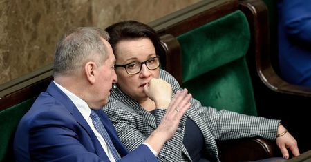 Likwidacja gimnazjów. Protest przed Ministerstwem Edukacji Narodowej