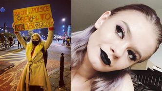 Bojowa Julia Wróblewska wrzuca zdjęcie ze Strajku Kobiet i odpiera ataki internautów: "WYPIER**LAJ  TROLLU"