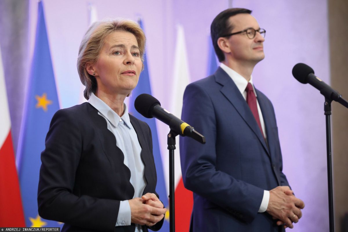 Ursula von der Leyen nie przyjedzie do Polski z dobrymi wieściami. "Premier Mateusz Morawiecki przelicytował"