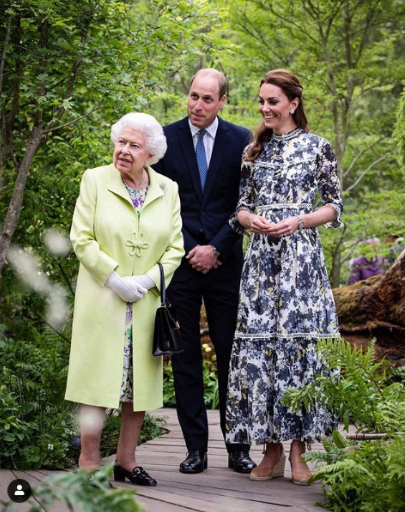 Elżbieta II, książę William, Kate Middleton
