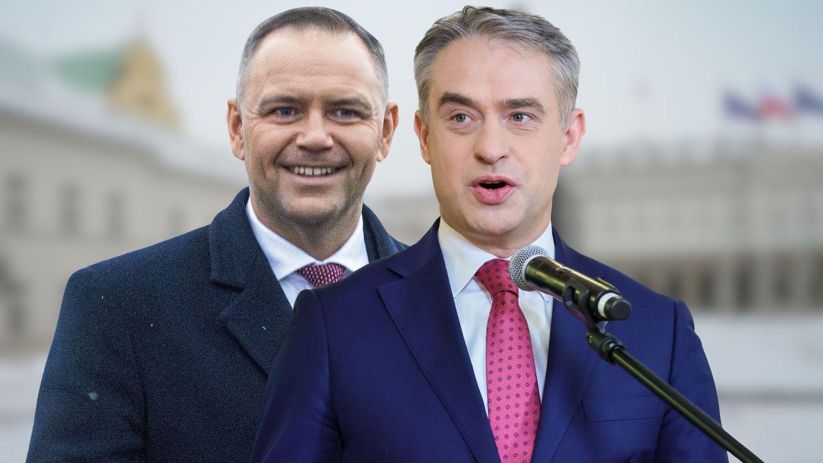 Karol Nawrocki i Krzysztof Gawkowski