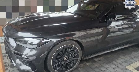 Odzyskali drogiego Mercedesa. Zniknął we Francji