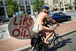 Rowerzyści postanowili zwrócić na siebie uwagę