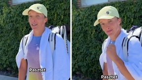 Świątek powiedziała co innego. Ależ wpadka na Wimbledonie