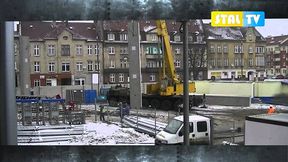 Rozbudowa stadionu w Gorzowie (luty 2011)