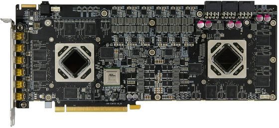 Sapphire Radeon HD 7990 ATOMIC karta graficzna płytka drukowana zdjęcie