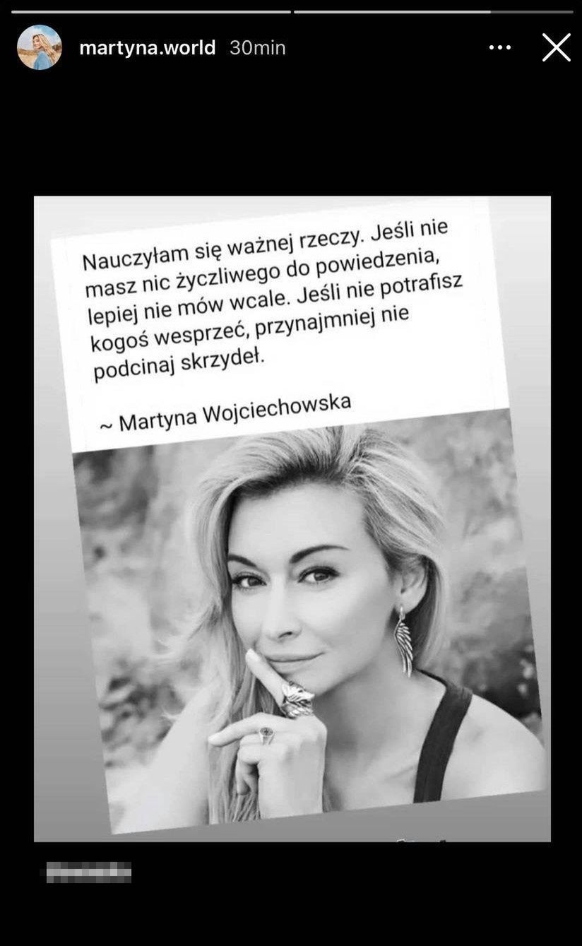 Martyna Wojciechowska komentuje doniesienia o rozstaniu?