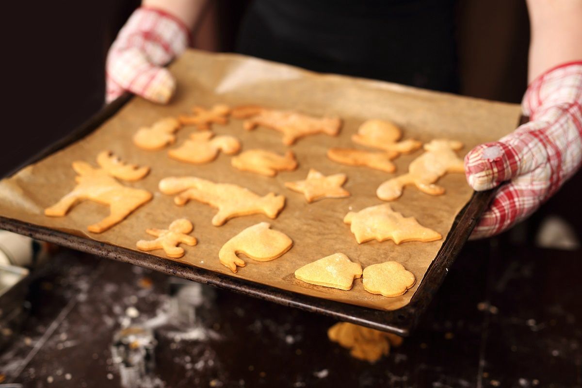 Christmas shortbread cookies