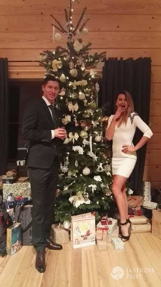 Anna i Robert Lewandowscy - święta Bożego Narodzenia 2015 i Wigilia u gwiazd