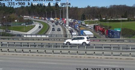 Gdańsk. Karambol na S6, utrudnienia w kierunku Gdyni