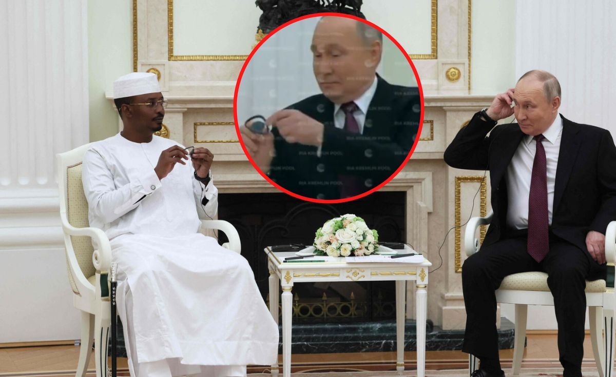 Władimir Putin musiał pomóc gościowi z Czadu