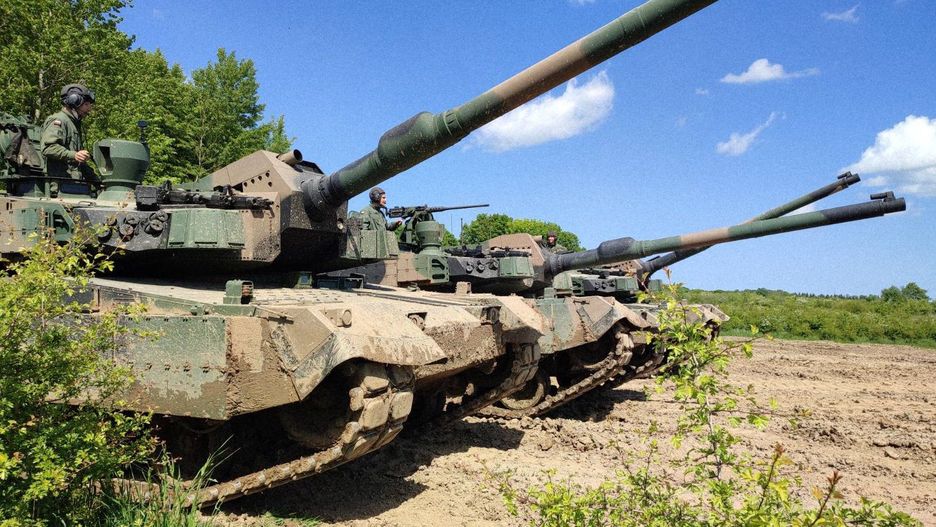 K2 Black Panther w trakcie ćwiczeń