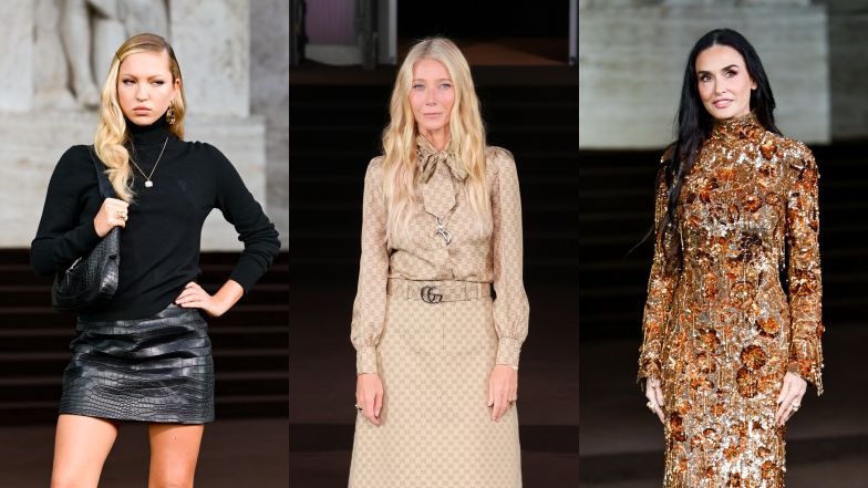 Gwiazdy na prezentacji kolekcji Gucci