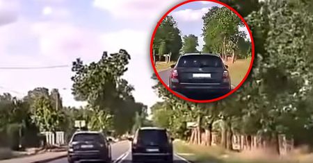 "Pani szeryf w Skodzie". Jechał za nią 11 km. Wideo dzieli internautów
