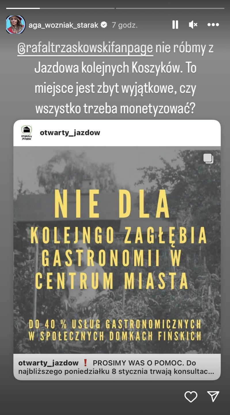 Agnieszka Woźniak-Starak apeluje do Rafała Trzaskowskiego