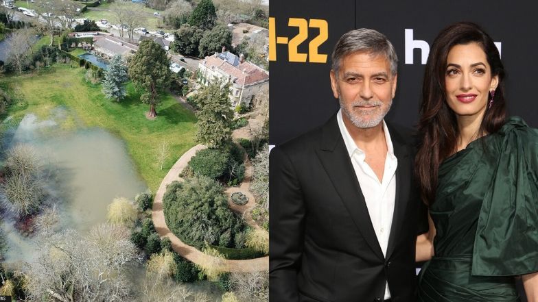 Warta 12 milionów funtów posiadłość George'a Clooneya ucierpiała w wyniku huraganu Dennis