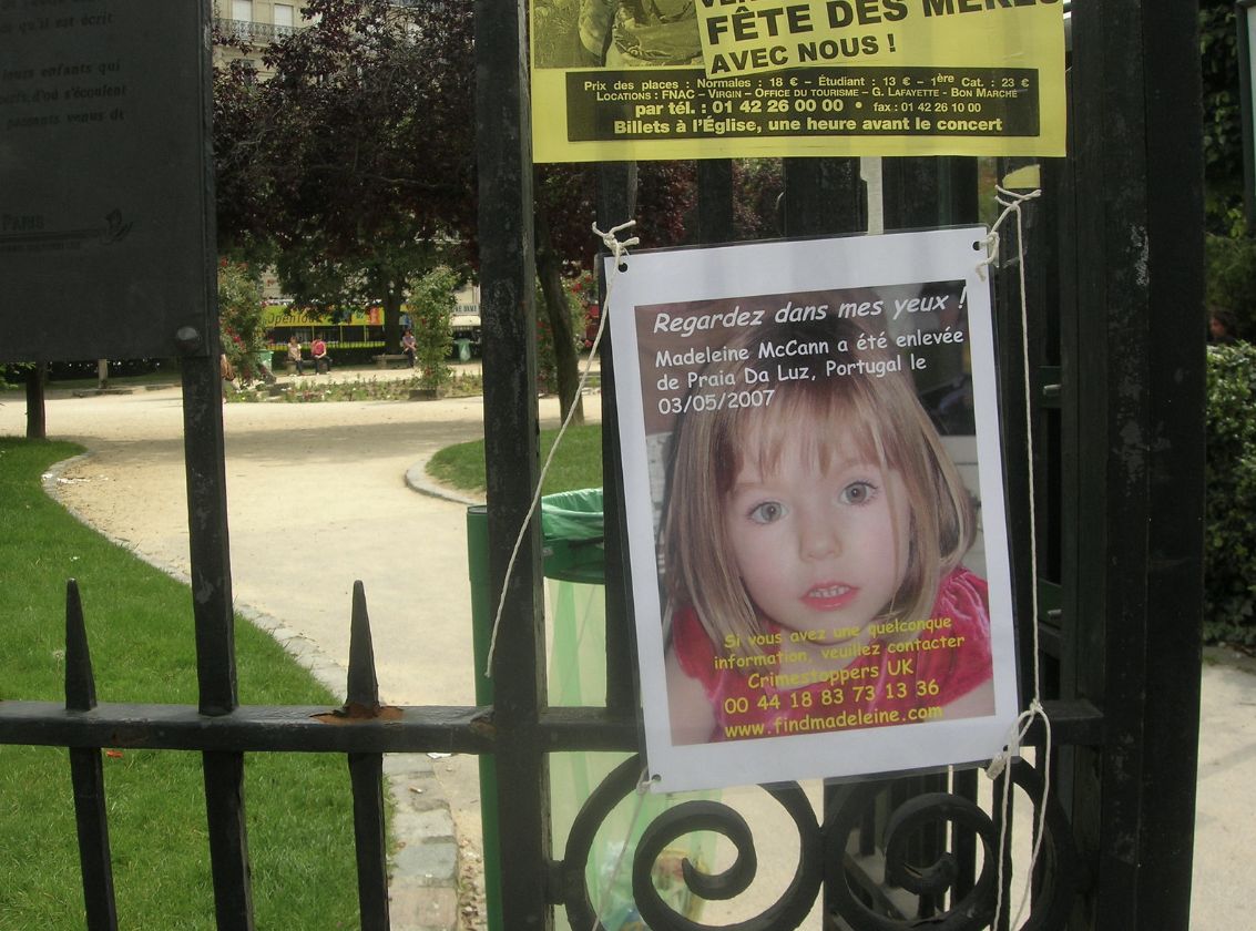 Mała Madeleine MCann zaginęła podczas wakacji w 2007 roku