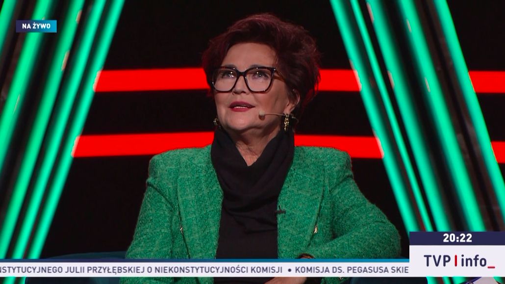 Jolanta Kwaśniewska w "Trójkącie politycznym"