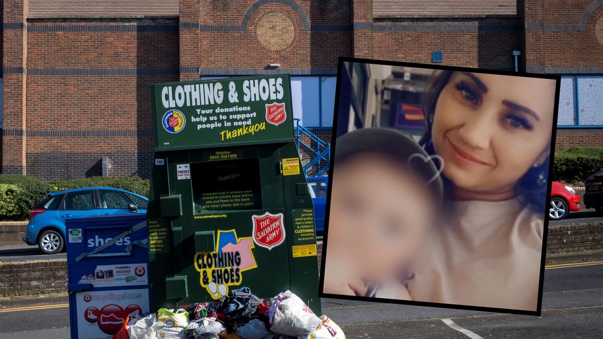 33-letnia Alarrah Lawrence została znaleziona martwa w koszu z ubraniami organizacji charytatywnej,