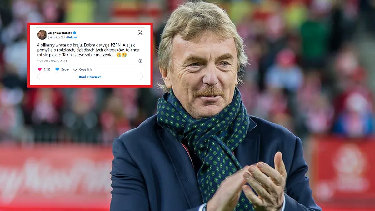 Na zdjęciu Zbigniew Boniek. 