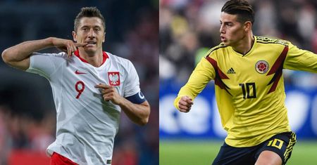 Mundial 2018: Lewandowski kontra Rodriguez