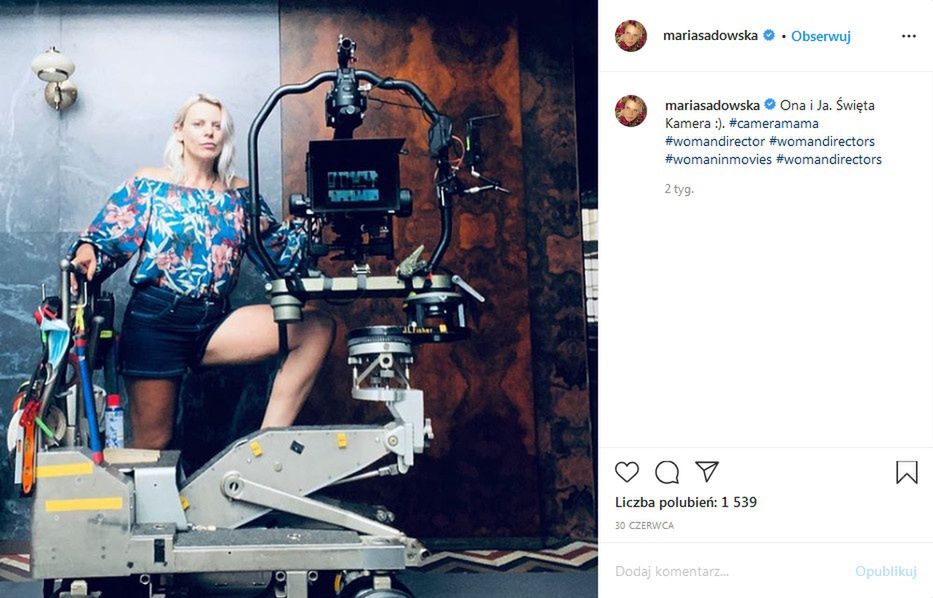 Maria Sadowska na zdjęciu opublikowanym 30 czerwca