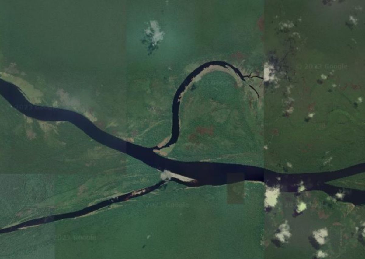 Rzeka Ruki w Demokratycznej Republice Konga 