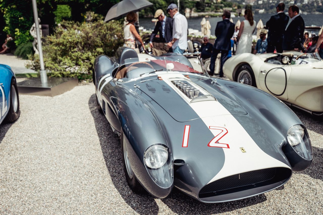 To nie Testarossa! To Ferrari 335 Sport Spider Scaglietti z 1958 r.