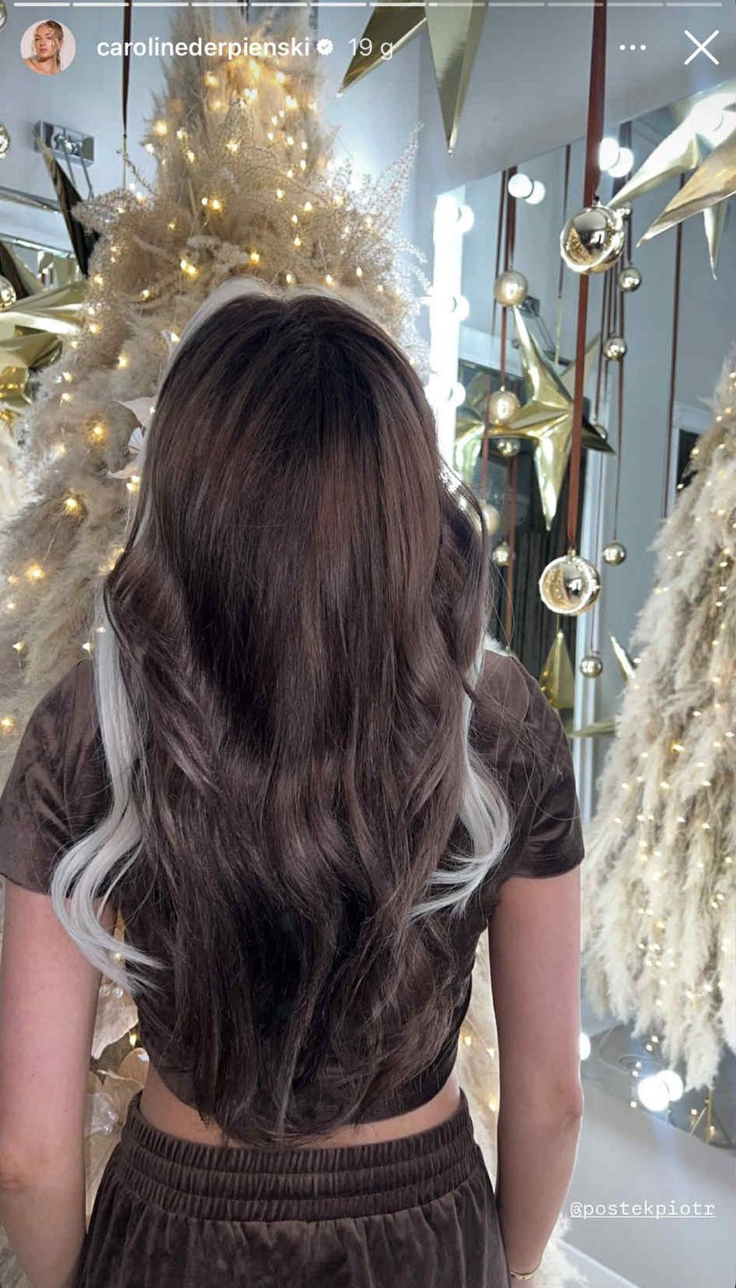 Caroline Derpienski w nowej fryzurze