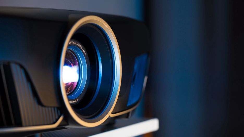 projektor telewizja telewizor salon aparat obiektyw