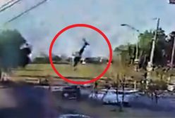 Helikopter runął na ziemię przy ruchliwej ulicy. Są ofiary śmiertelne