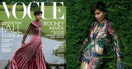 Rooney Mara na okładce amerykańskiego "Vogue'a"
