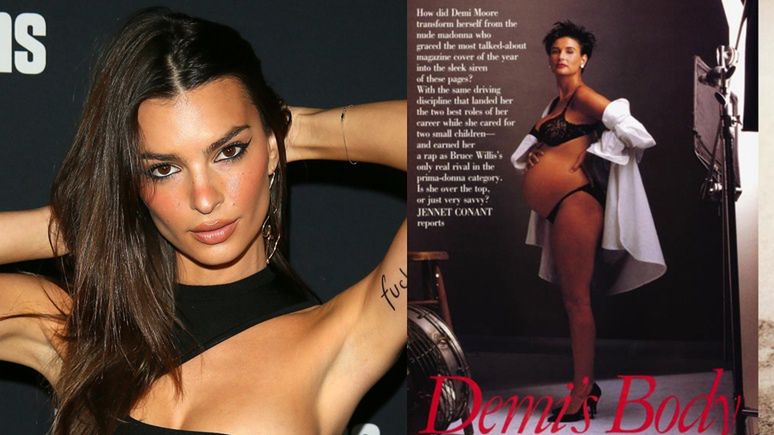 Emily Ratajkowski przebrała się za Demi Moore