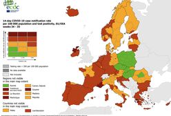 Najnowsza mapa ECDC. Polska zieloną wyspą