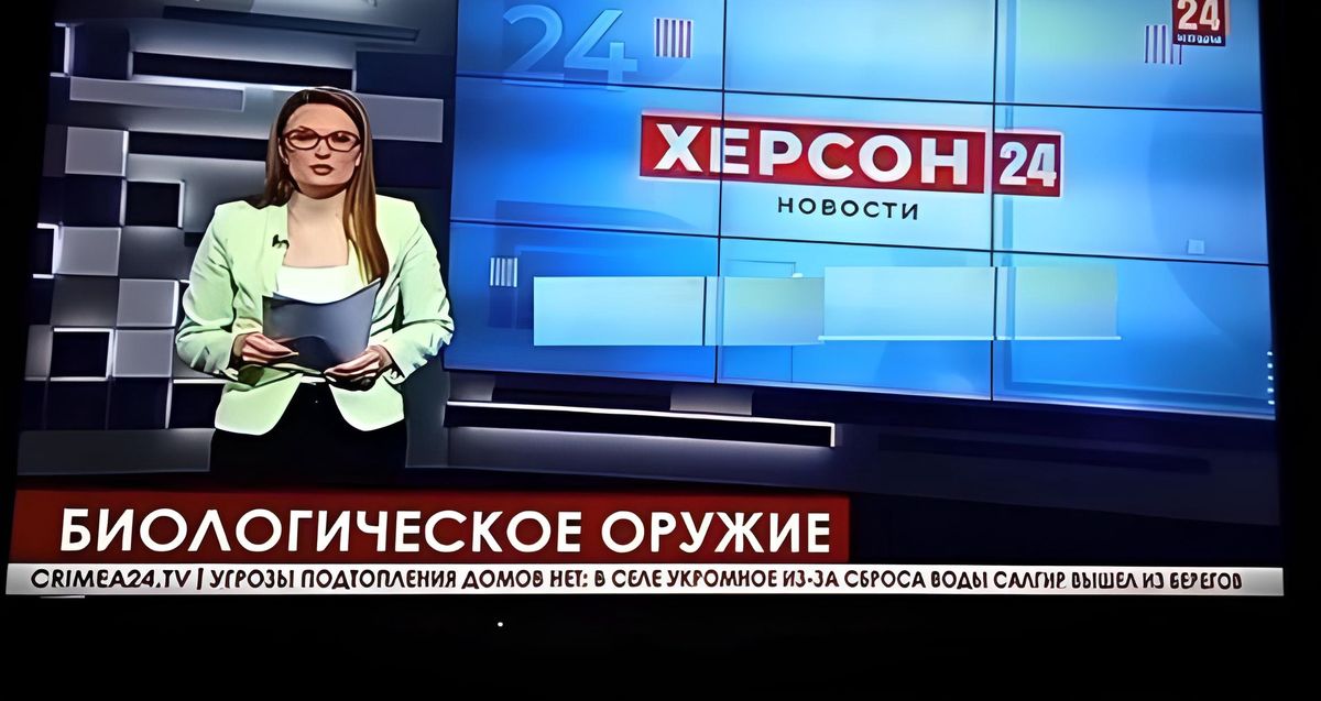 Na terenach okupowanych przez Rosjan emitowana jest państwowa telewizja 